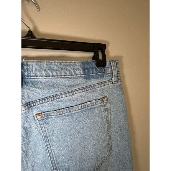 Abercrombie & Fitch 90s Relaxed High Rise Jeans Women's Size 16 Wide Leg Denim - Picture 6 of 8